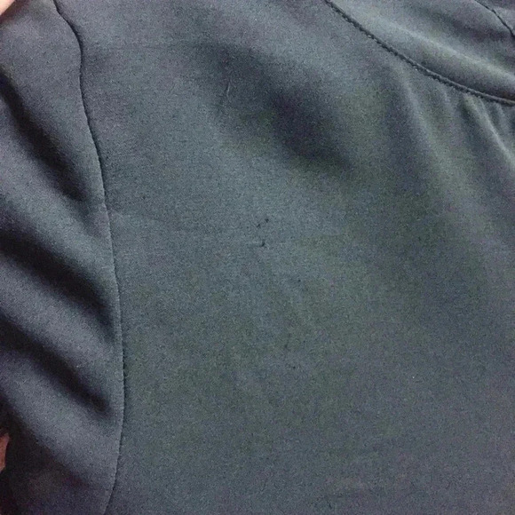 Zara Blouse Long Ruffle Lace Cold Shoulder Sleeves - Picture 7 of 8